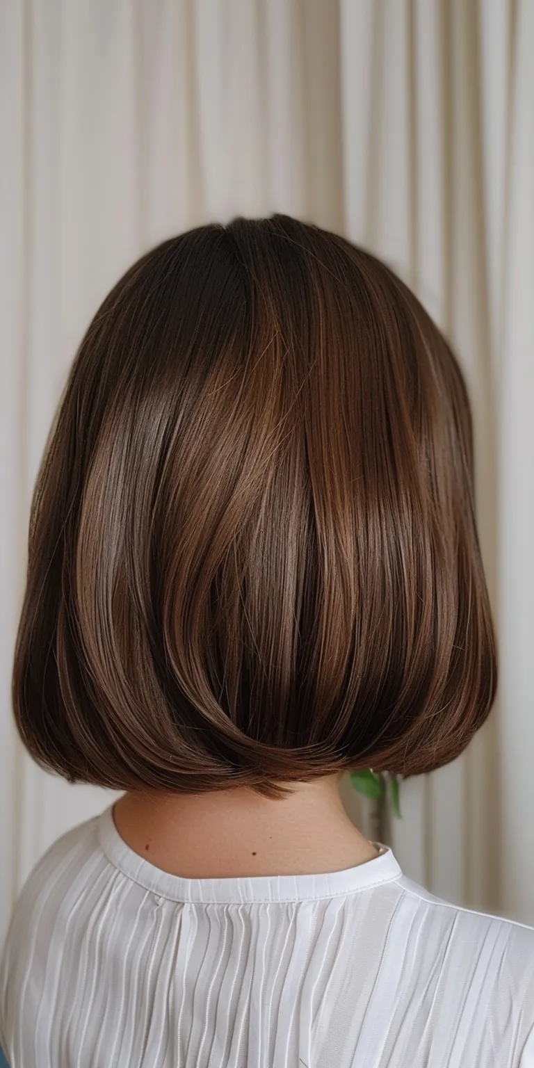 long bob hairstyles Asymmetric cut, Layered hair, Bob Japanese women's hairstyles, Short brush cut