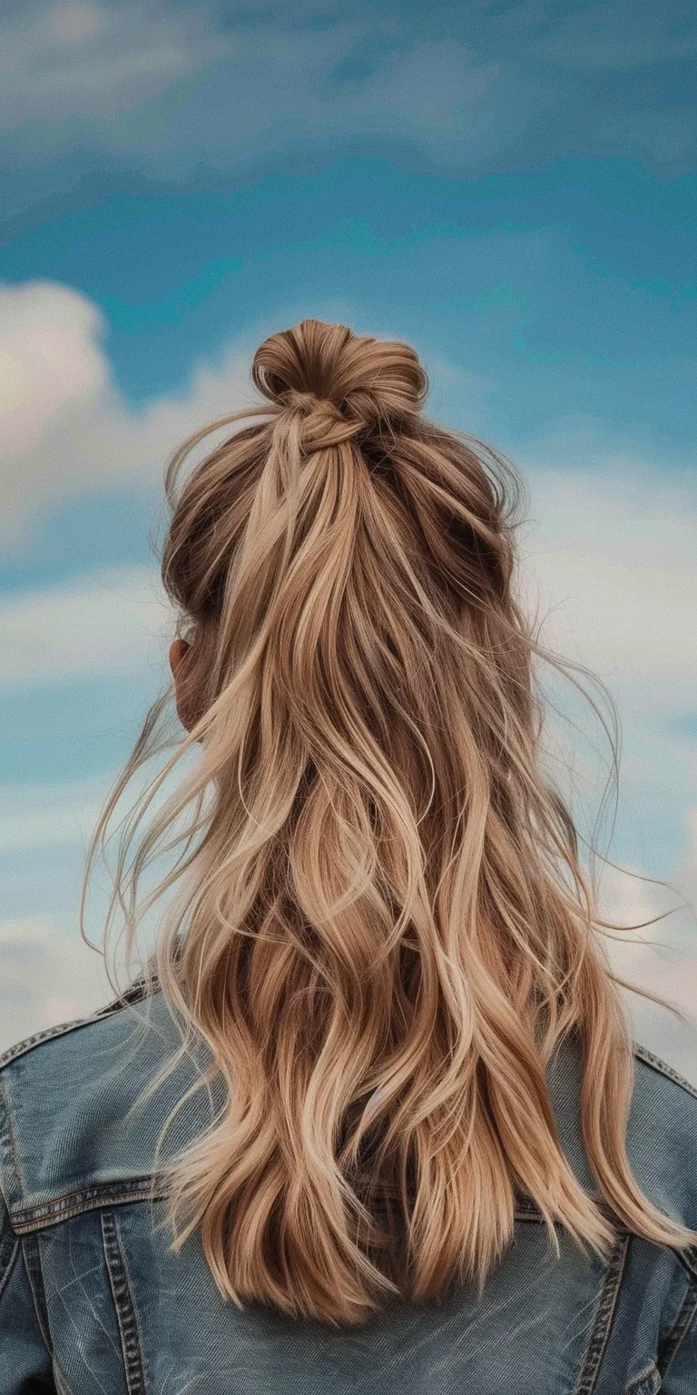 blonde hair styles Updo, Ballerina bun, Ponytail, Layered hair, French twist