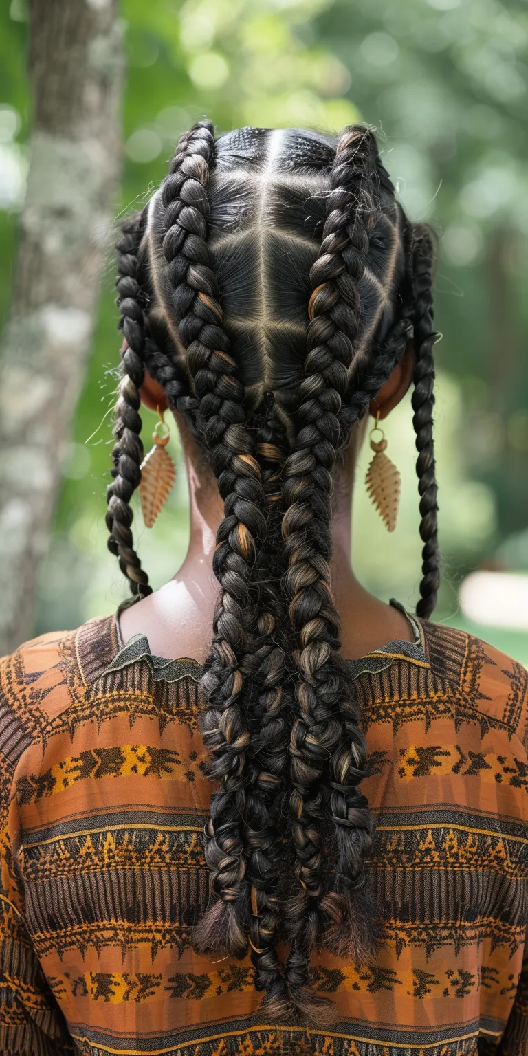 knotless bohemian braids Hair twists, Boho braids, Waterfall Crochet Cornrows