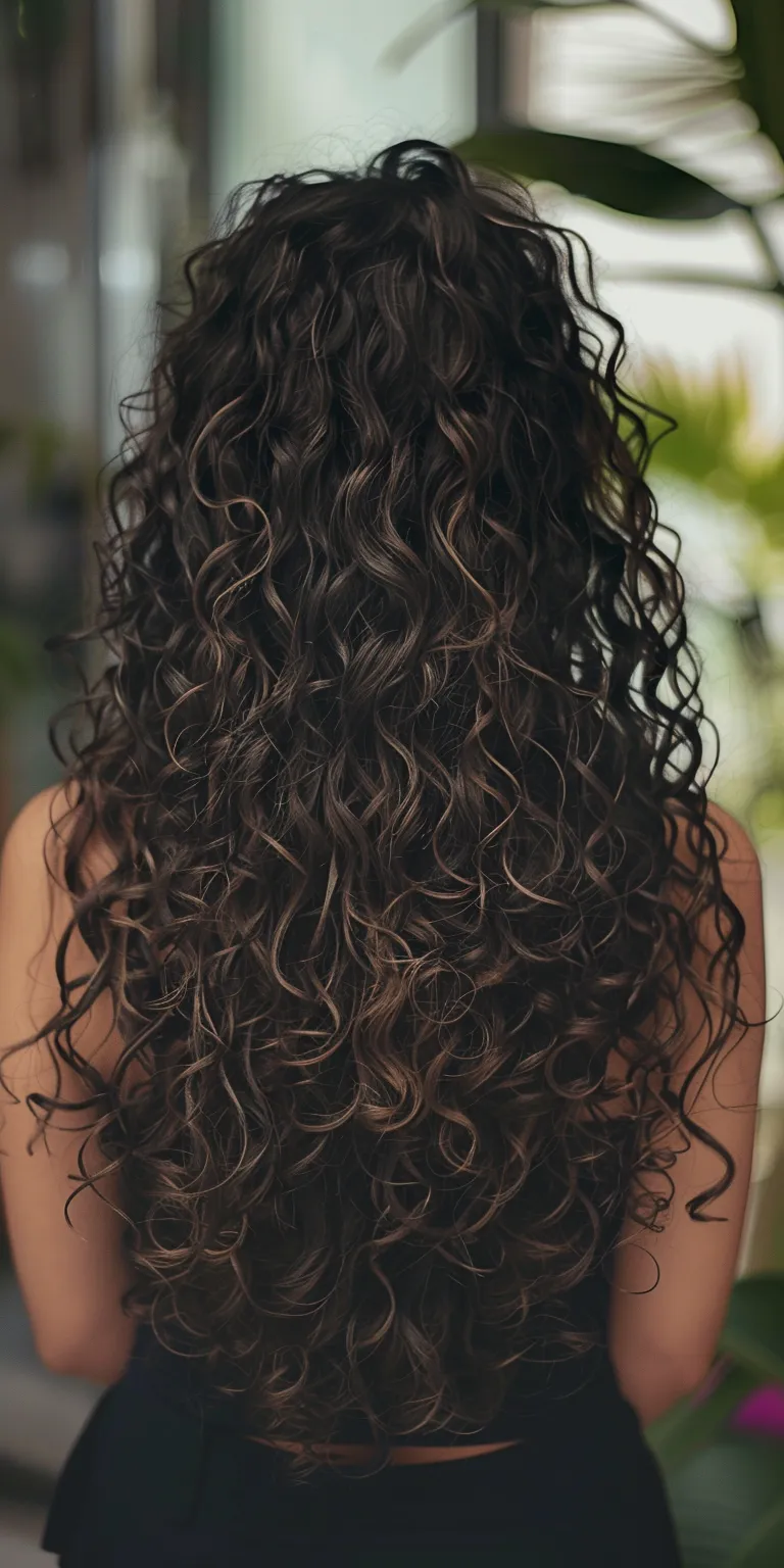 haircuts for long curly hair Digital perm, Ringlets, Curly hair, Layered Long