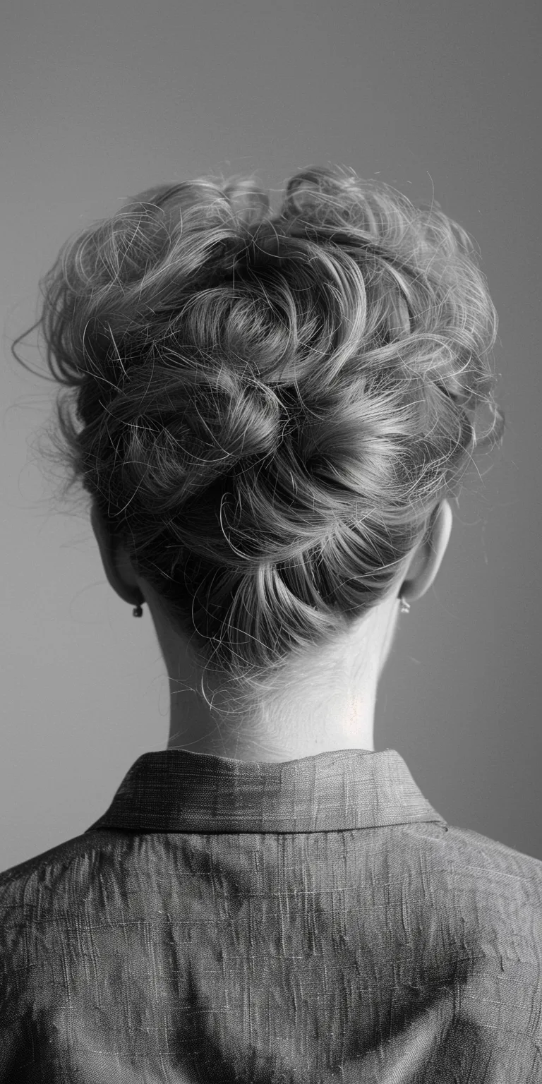 hairstyles for older women Chignon, Updo, French twist, Milkmaid braid, Finger wave