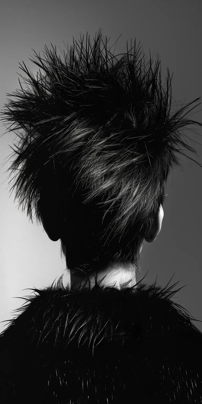 spiky hairstyle Feathered hair, Bouffant, Chignon, Asymmetric cut, Pompadour