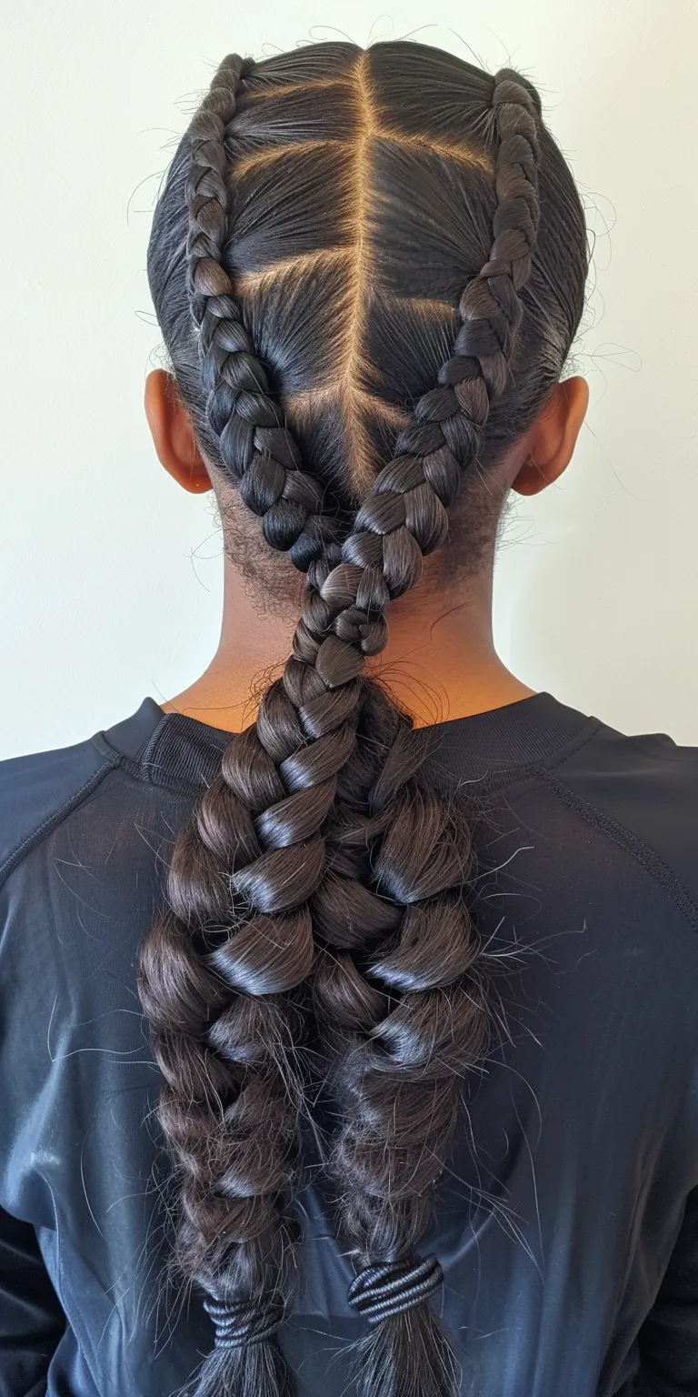 braids with curls at the end Waterfall braids, French braid, twist, Braid, Hair twists