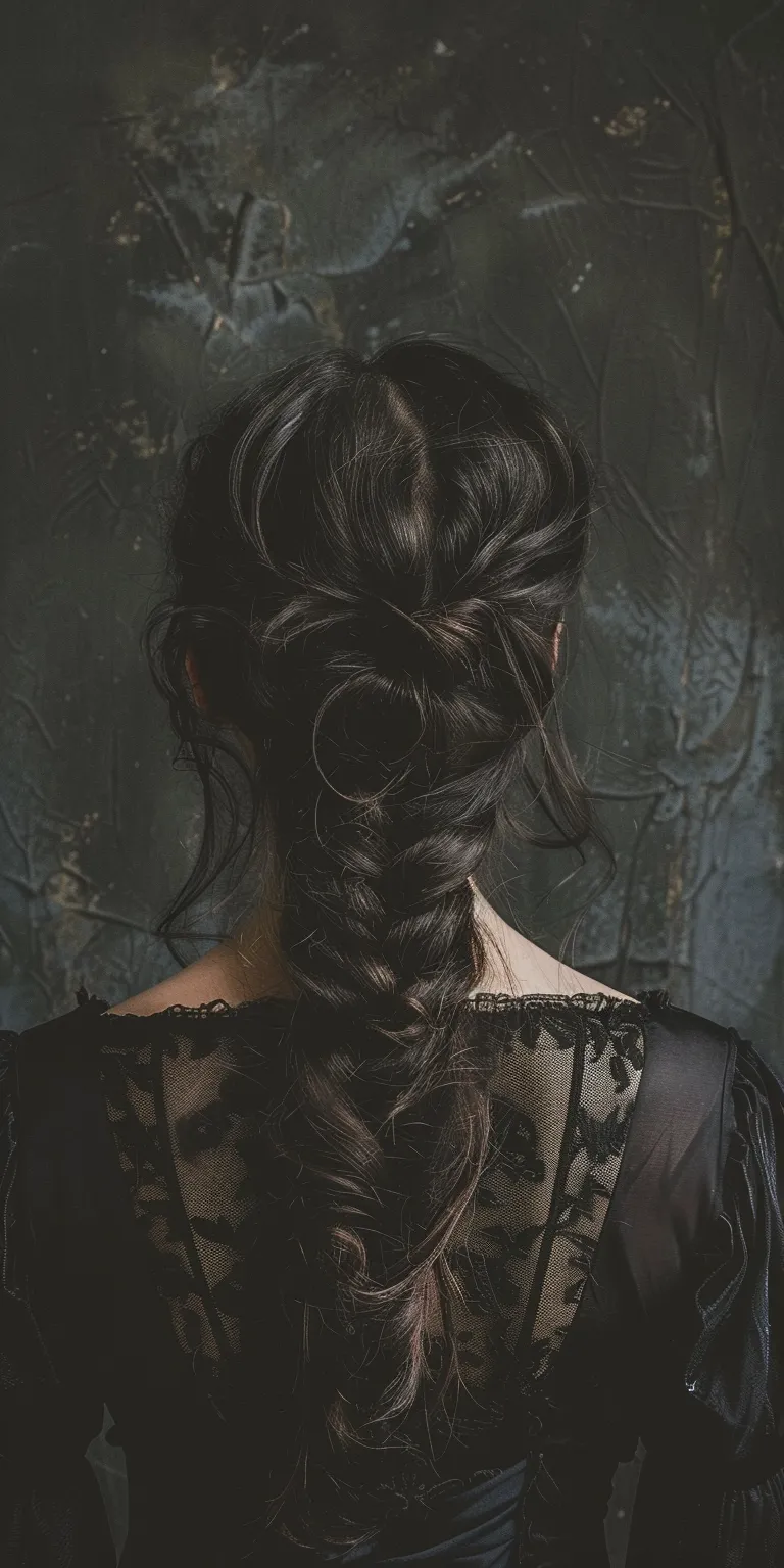 vampire hairstyles Milkmaid braid, Updo, French Braid, Chignon