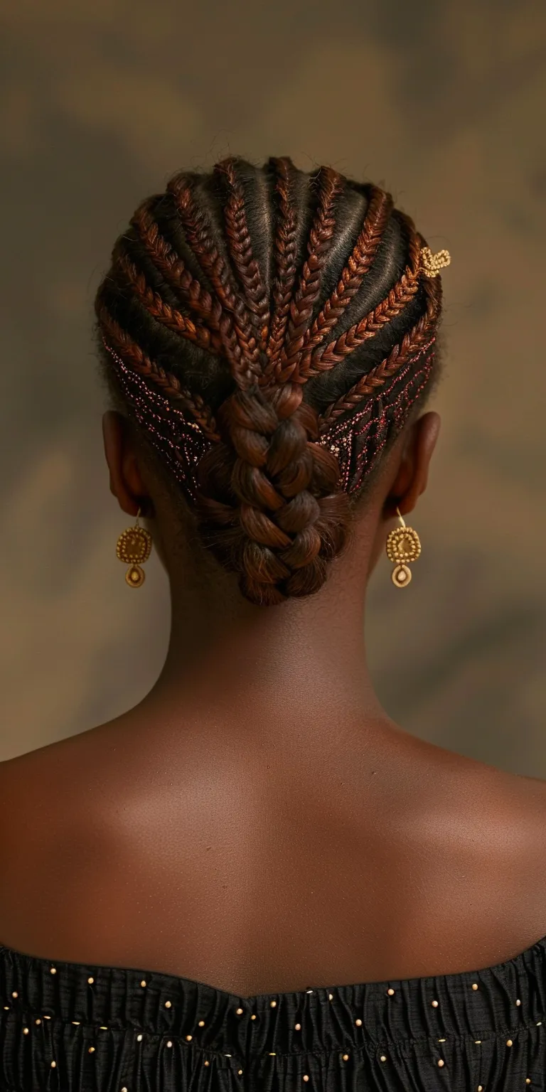 corn row styles Hair twists, Cornrows, Waterfall braids, Boho French twist