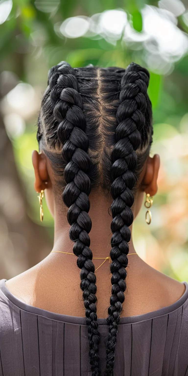 knotless braids with color Hair twists, Boho braids, Waterfall Crochet Braid