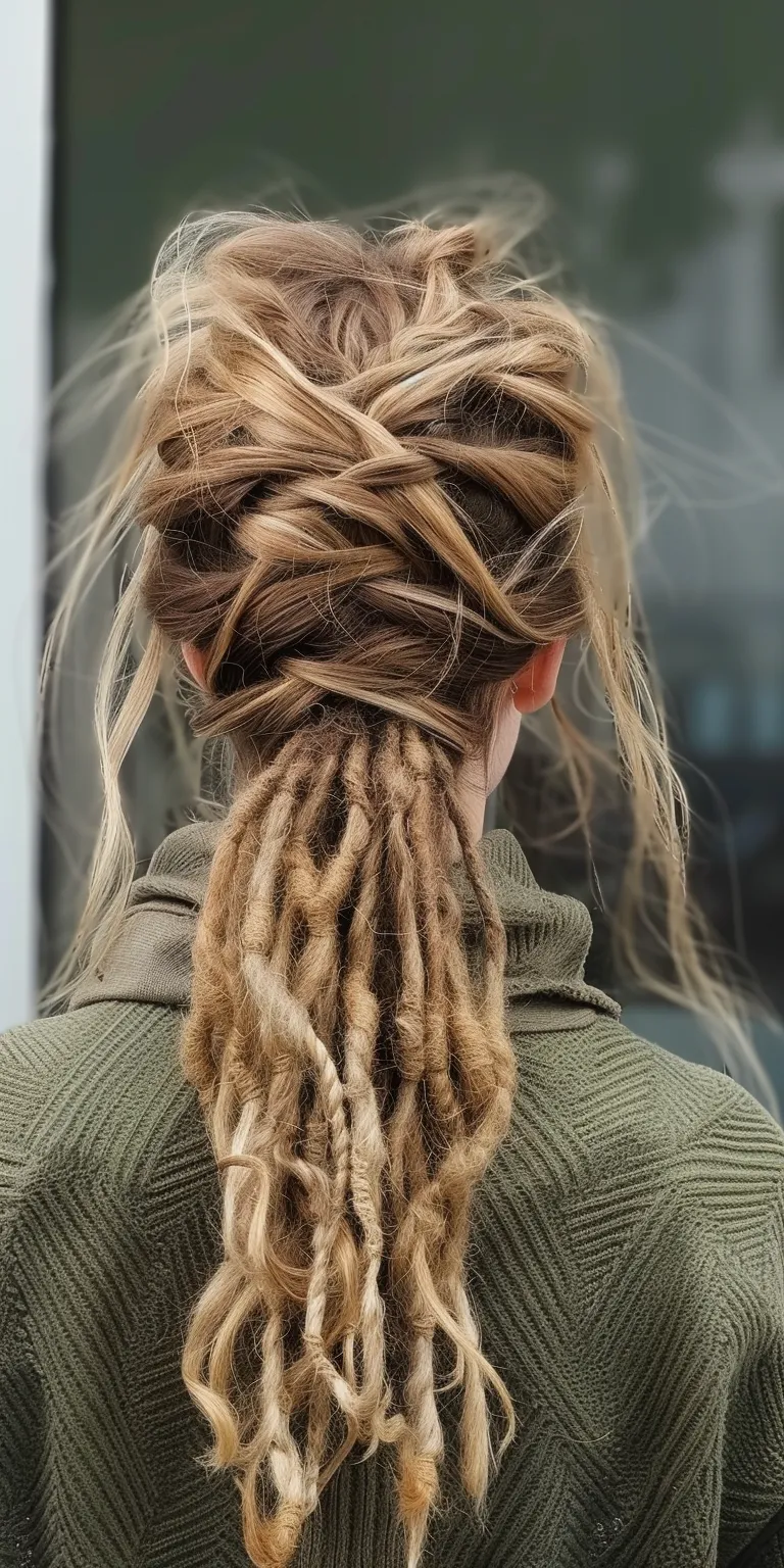 dreads hairstyles for ladies Boho braids, Waterfall Hair twists, Dreadlocks, Braid