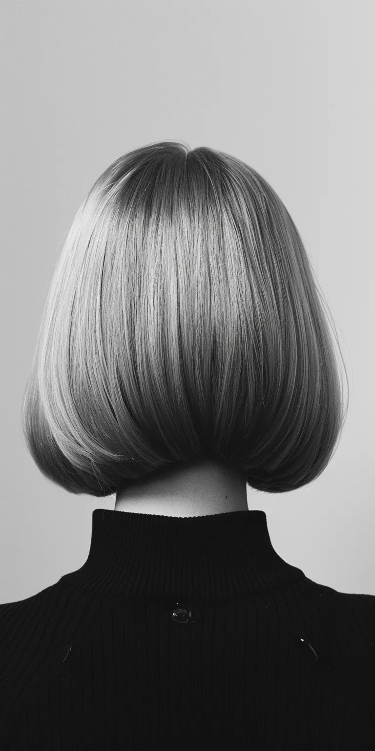 chin length haircuts Asymmetric cut, Bob Chignon, Bouffant, Tonsure