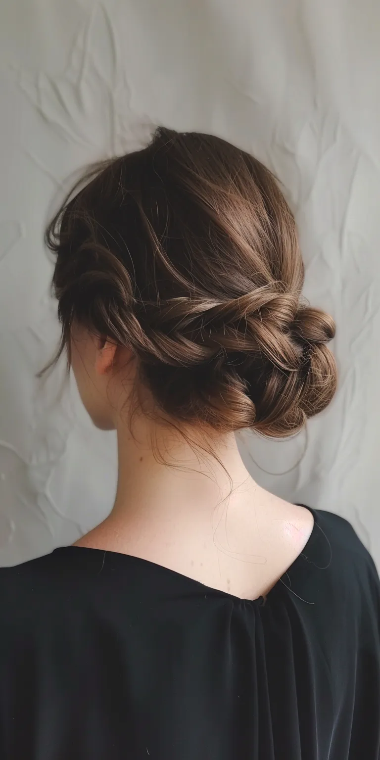 hairstyles for women over 40 Updo, Chignon, Milkmaid braid, Ballerina bun, French twist