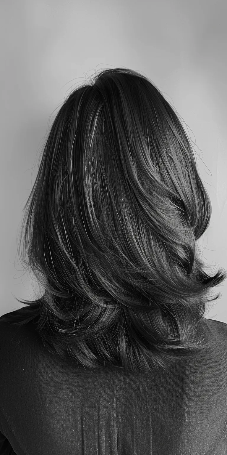 layered haircuts for women Layered hair, Asymmetric cut, Digital perm, Bob Ringlets