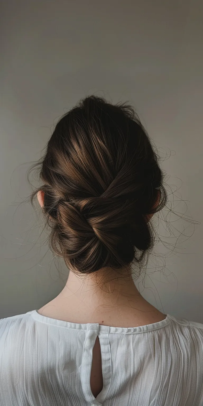 widows peak hairstyles Chignon, Updo, Milkmaid braid, French twist, braid