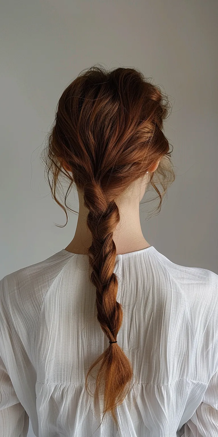 cute ponytail hairstyles Braid, French braid, Waterfall braids, Boho Milkmaid braid