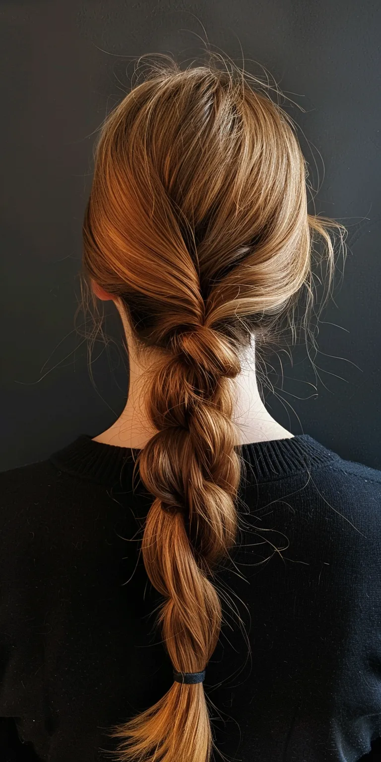 latest hairstyles for women French braid, Braid, twist, Waterfall braids, Chignon