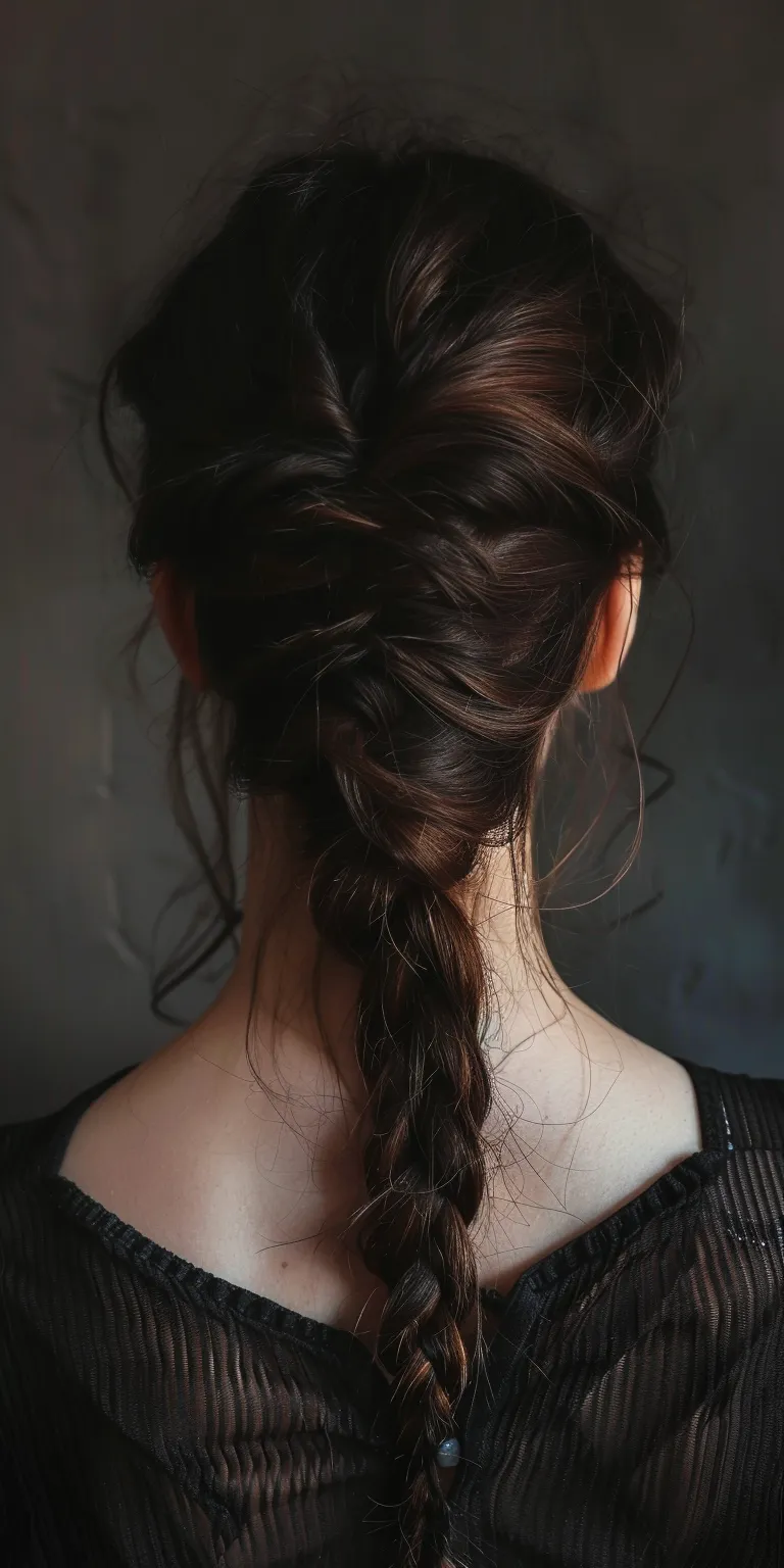 hairstyles for French braid, Braid, Waterfall braids, Updo, Milkmaid braid