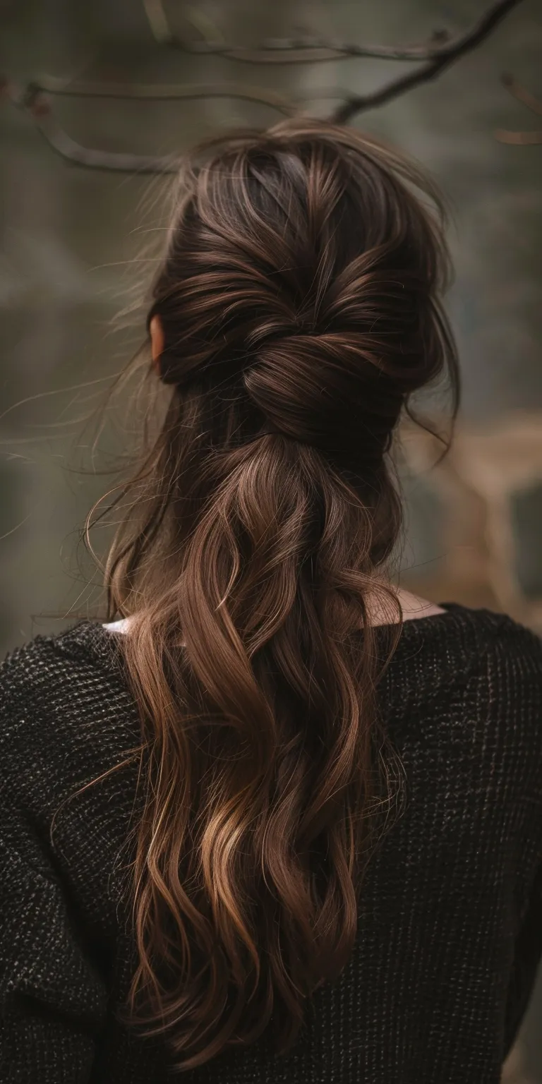 hair styles and  Chignon, Updo, Milkmaid braid, French Layered