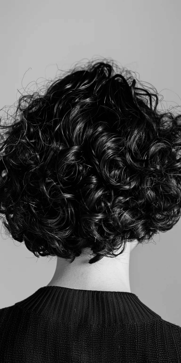 curly hair styles Ringlets, Digital perm, Curly hair, Asymmetric cut, Jheri curl