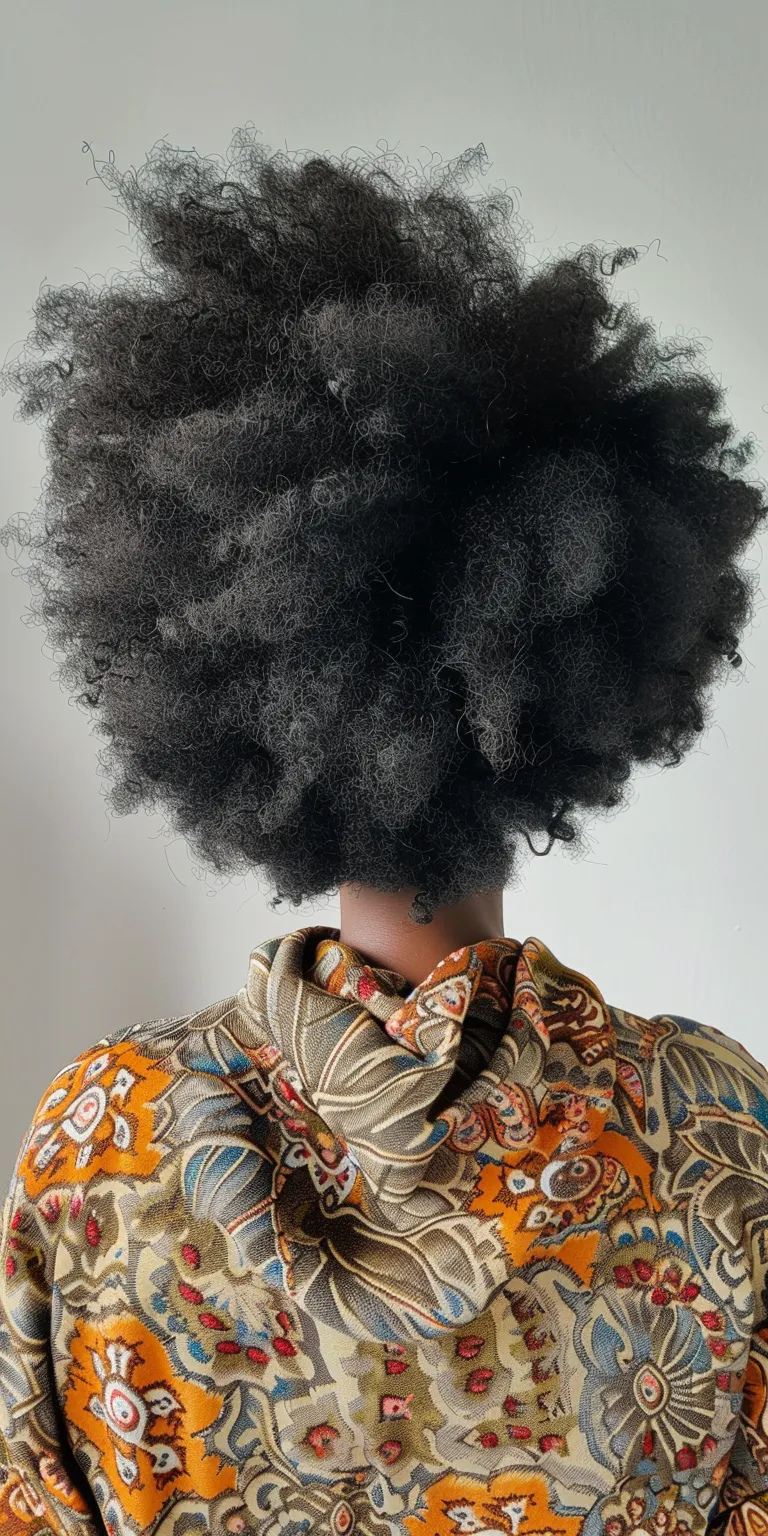 afro hairstyles Afro puffs, Kinky hair, Big Digital perm, Pompadour