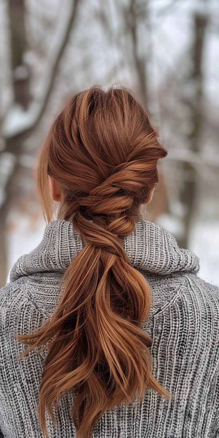 winter hairstyles French braid, Braid, Waterfall braids, Boho twist