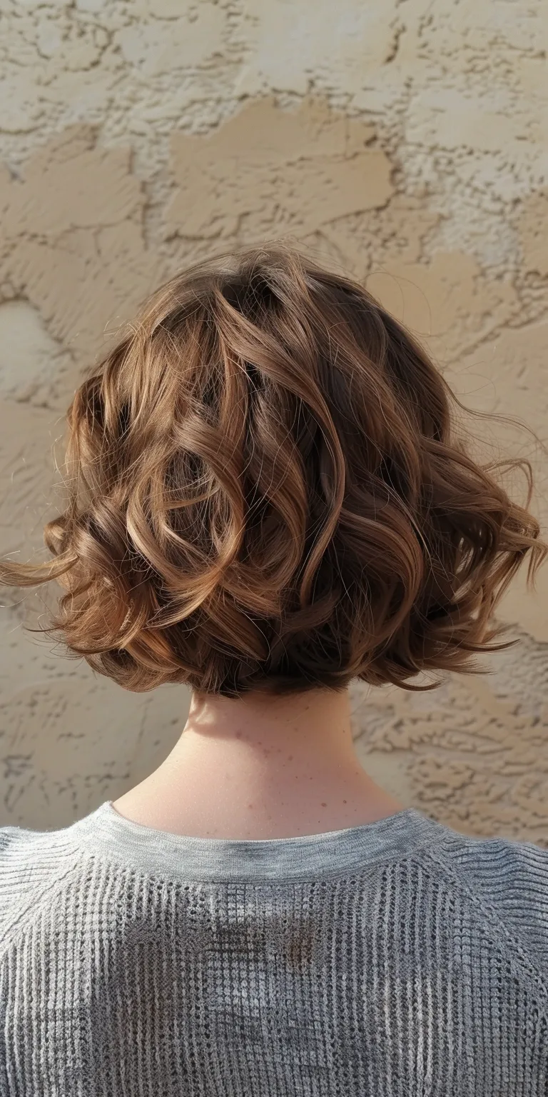 cute easy hairstyles Digital perm, Asymmetric cut, Layered hair, Updo, Finger wave