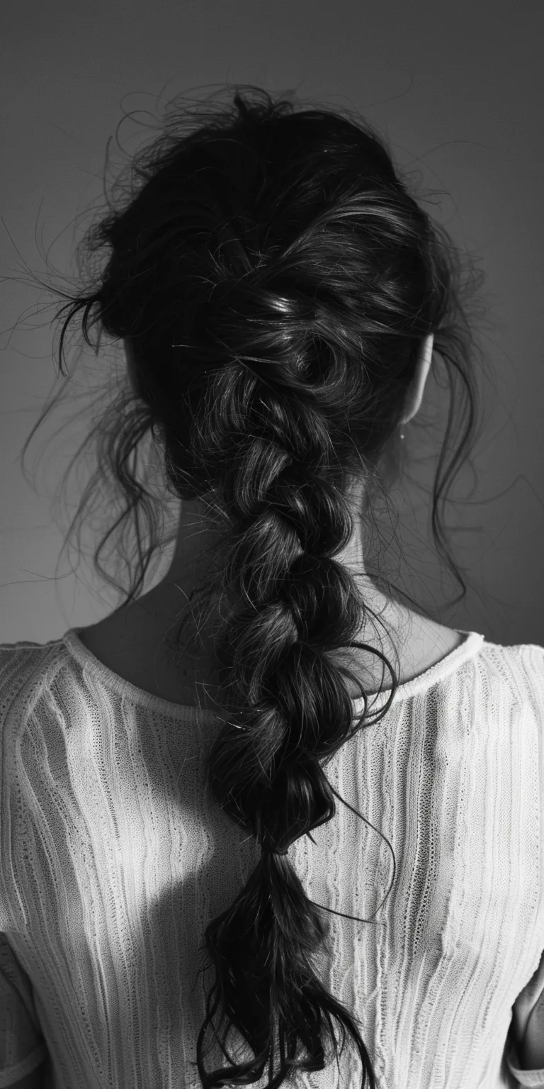 hairstyles for thick frizzy hair French braid, Milkmaid Braid, Boho braids, Waterfall braids