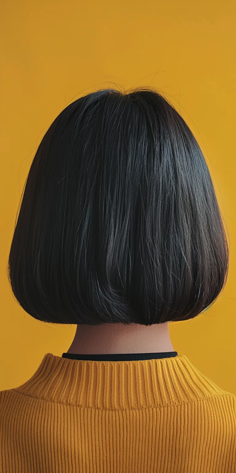 bob hair styles Asymmetric cut, Bob Stacked bob, Short brush Japanese women's hairstyles