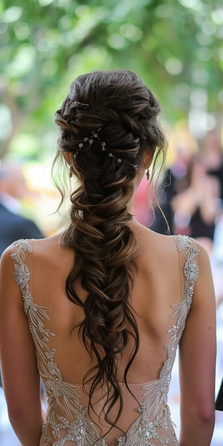 wedding hair styles Waterfall braids, French braid, Braid, Boho twist