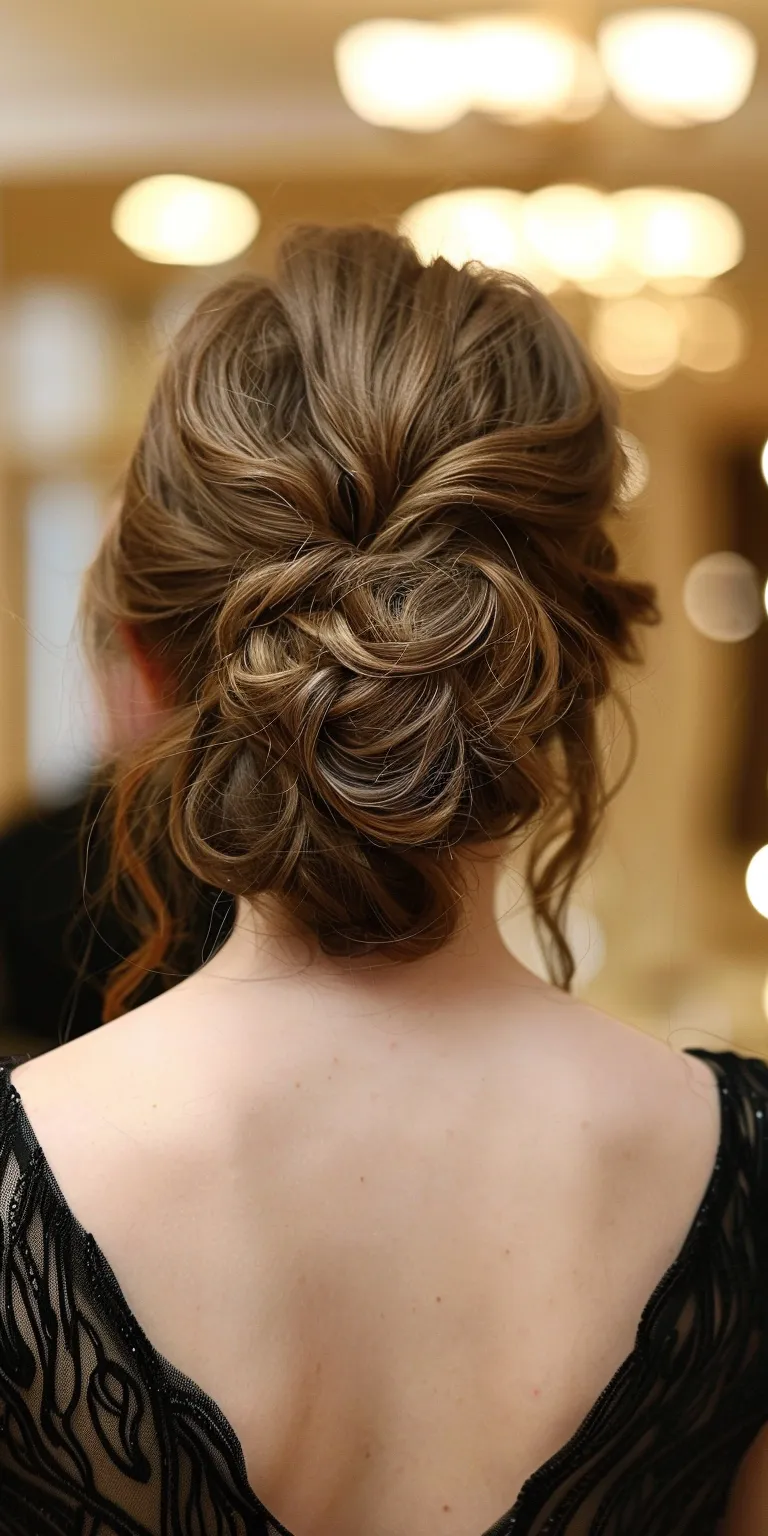 up do hair styles Chignon, Updo, French braid, twist, Milkmaid braid