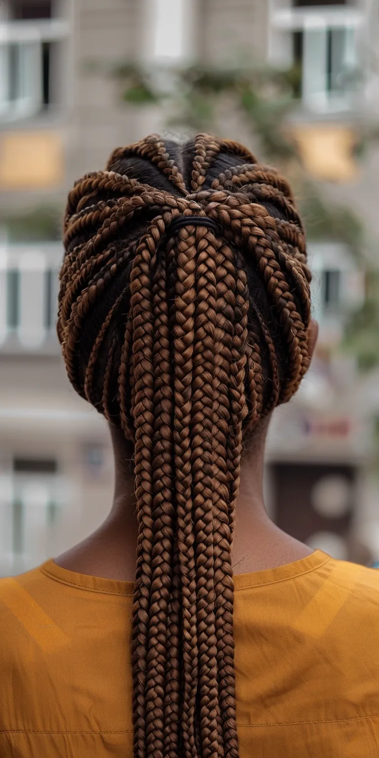 small box braids Hair twists, Crochet braids, Boho Waterfall French twist