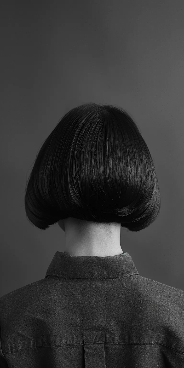 short haircuts for round faces Asymmetric cut, Bob Chignon, Bouffant, Pompadour