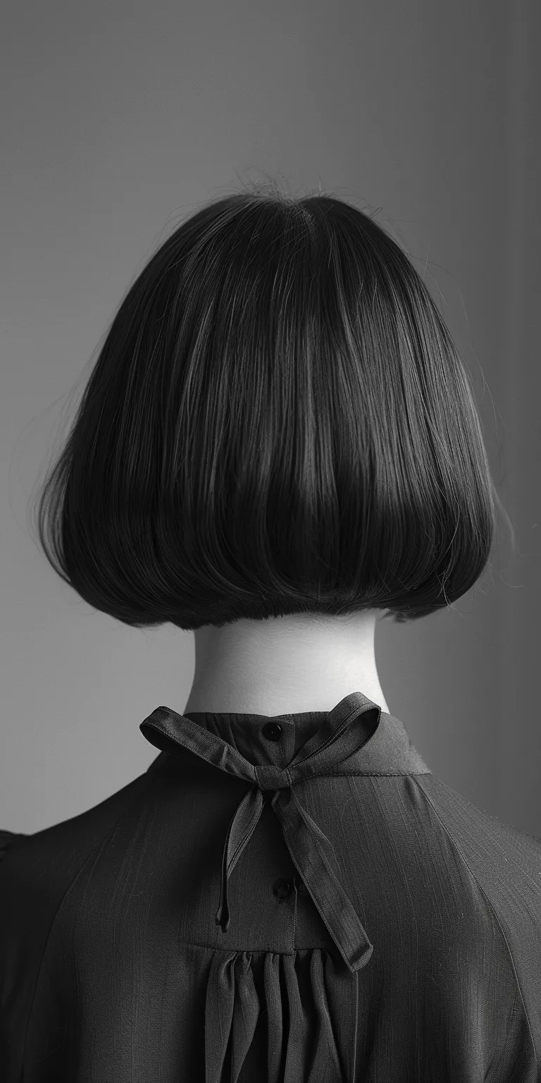 short bob haircuts Asymmetric cut, Bob Chignon, Butterfly haircut, Pompadour