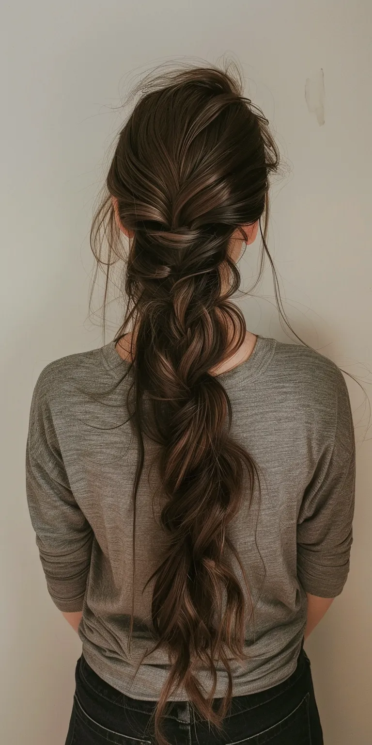 unique hairstyles Waterfall braids, French braid, Braid, Boho twist