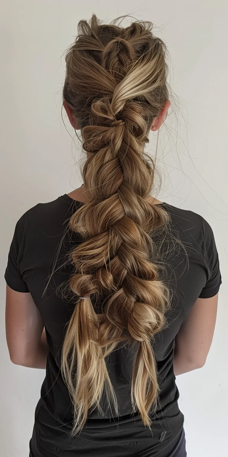 knotless braid hairstyles Waterfall braids, French braid, Braid, twist, Updo