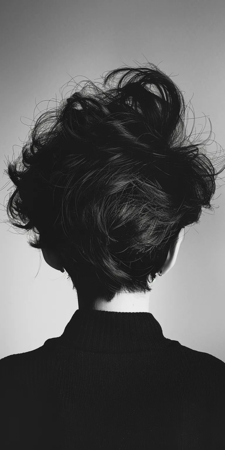 80s hairstyles women Chignon, Updo, Asymmetric cut, Bouffant, Japanese women's