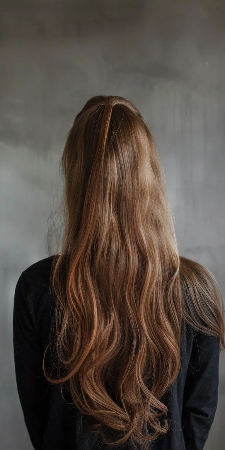 haircuts for long thin hair Layered hair, Long Asymmetric cut, Feathered Mermaid