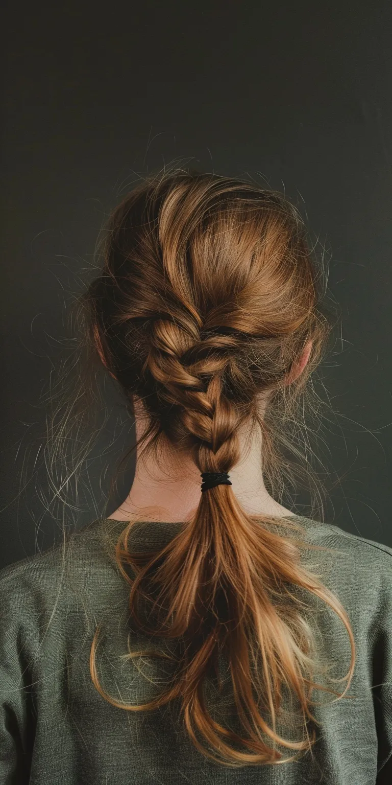 fringe hairstyles French braid, Braid, Milkmaid twist, Waterfall braids