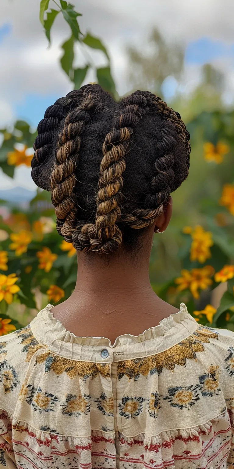 crochet braid Boho braids, Hair twists, Milkmaid braid, Historical Christian hairstyles, Waterfall braids