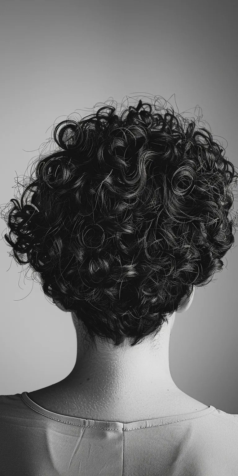 curly hair styles Digital perm, Ringlets, Curly hair, Asymmetric cut, Kinky