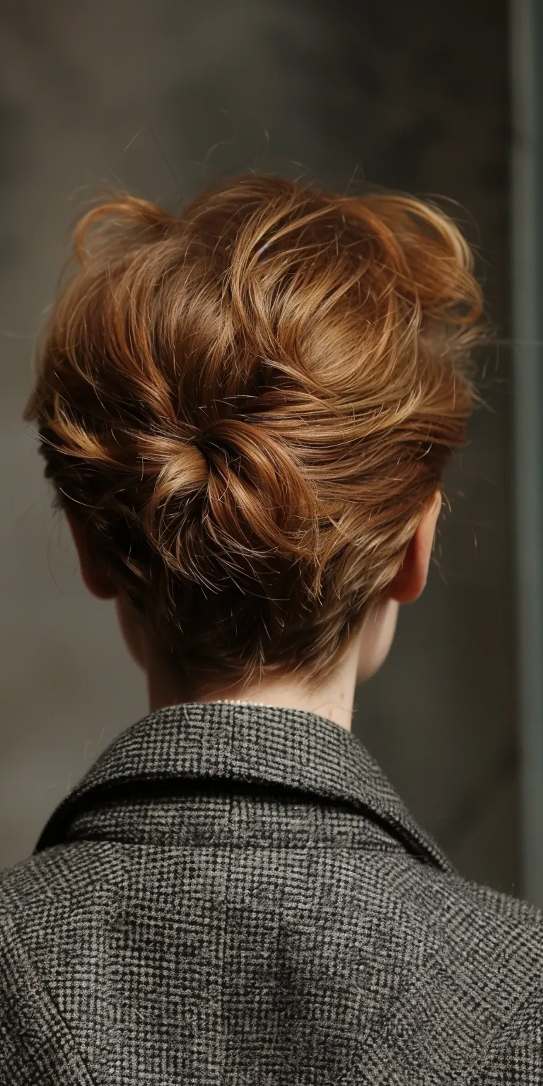 hairstyle for square face Chignon, French twist, Updo, Milkmaid braid, Asymmetric cut