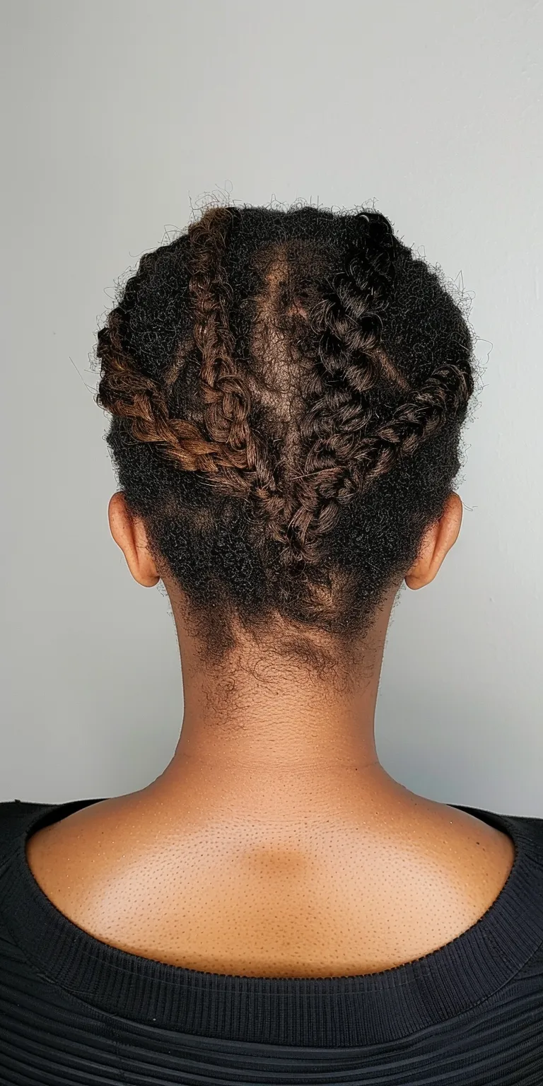 braid out Hair twists, Digital perm, Crochet braids, French twist, Waterfall braids