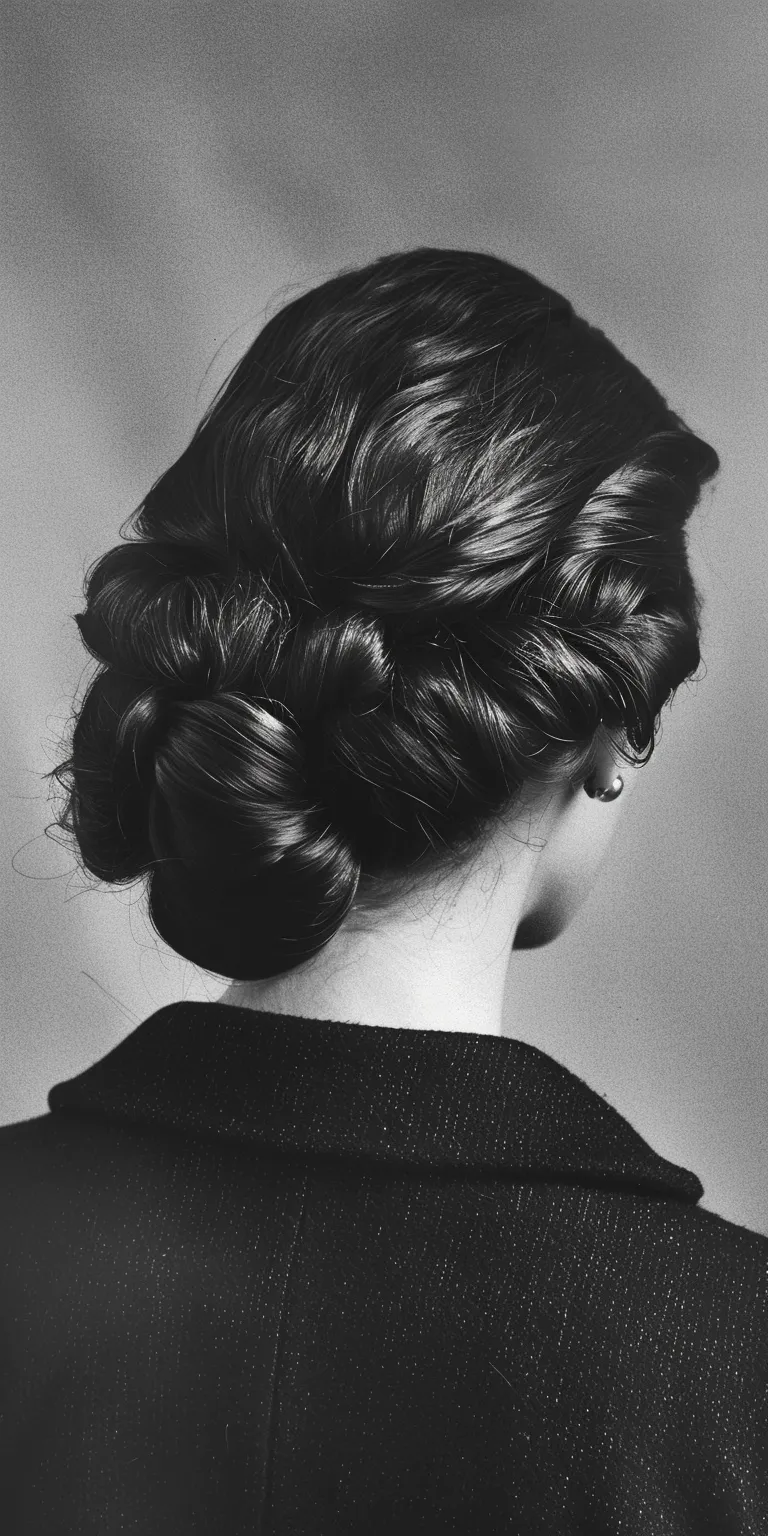 simple hairstyle man Chignon, Finger wave, Updo, Milkmaid braid, French twist