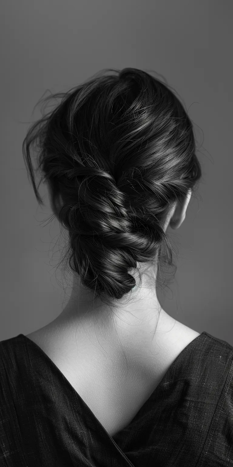 western hairstyle French braid, Chignon, Waterfall braids, Braid, twist