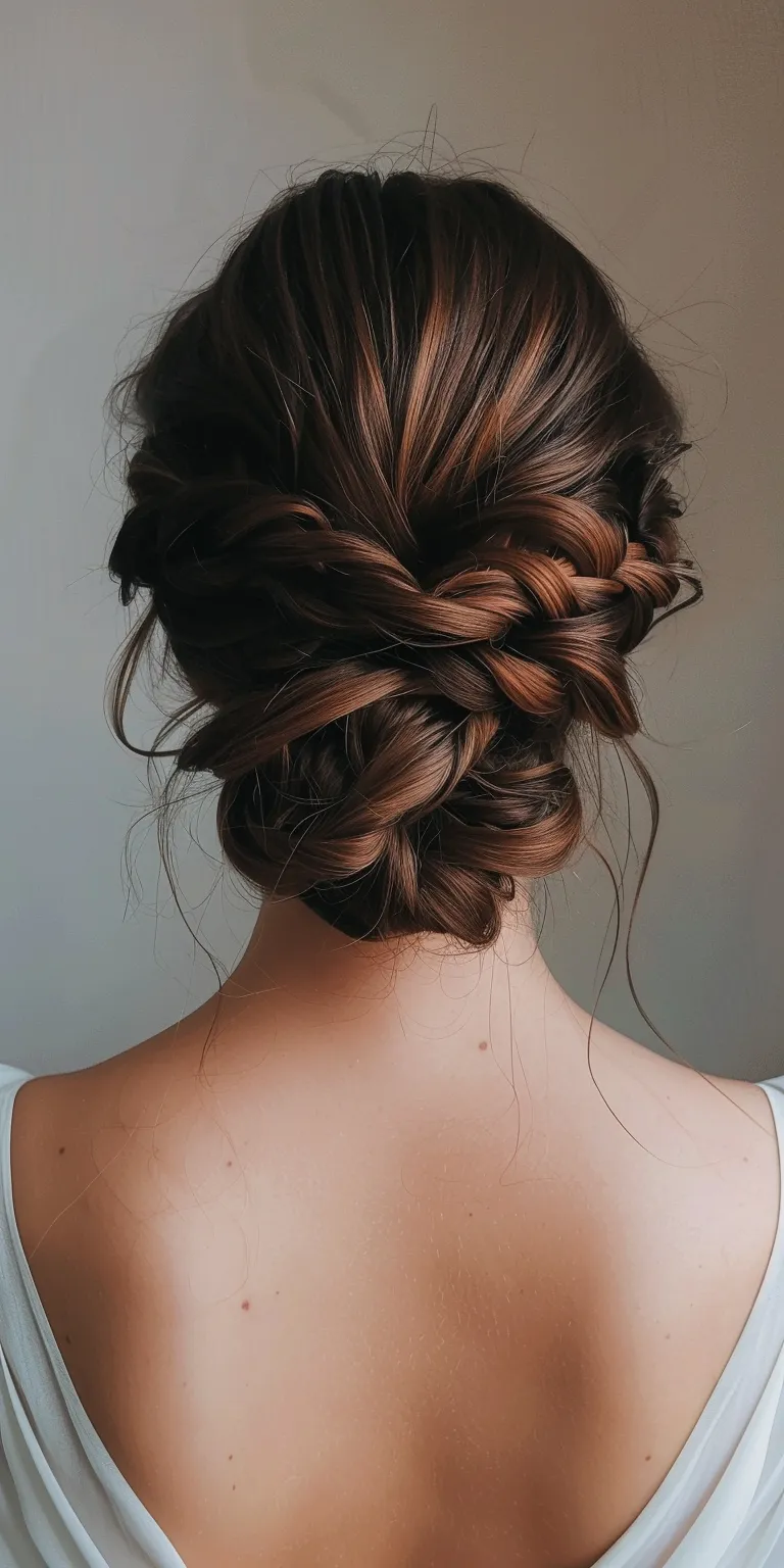 twist hairstyles for women Updo, Chignon, Waterfall braids, Milkmaid braid, French