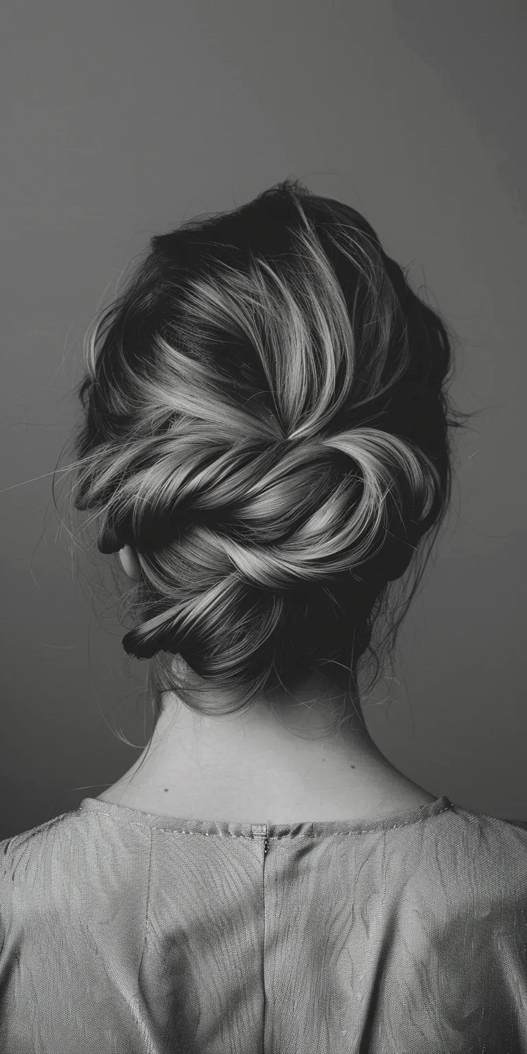 hair style for ladies Chignon, Updo, Milkmaid braid, French twist, Waterfall braids