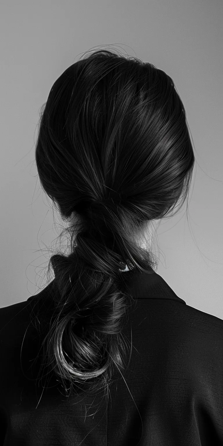 hair styles list Chignon, Asymmetric cut, Updo, Layered hair, French twist