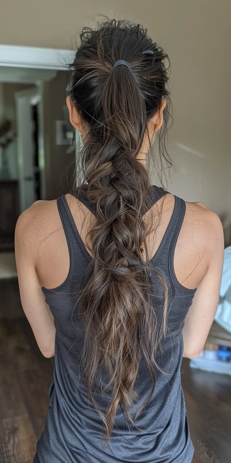 workout hairstyles Waterfall braids, French braid, Boho Braid, Milkmaid braid