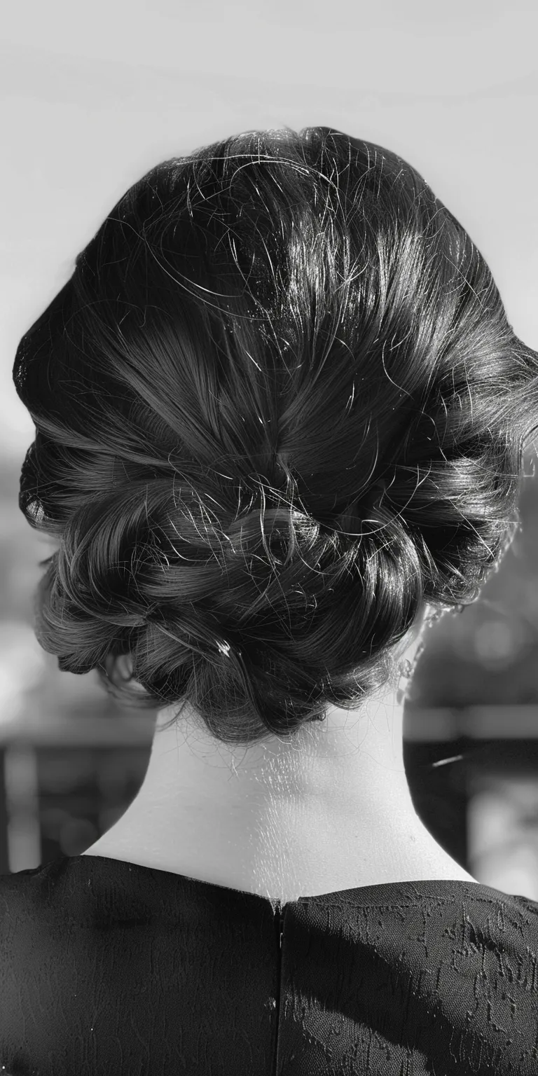 pomade hairstyle Chignon, Finger wave, Updo, Milkmaid braid, Bouffant