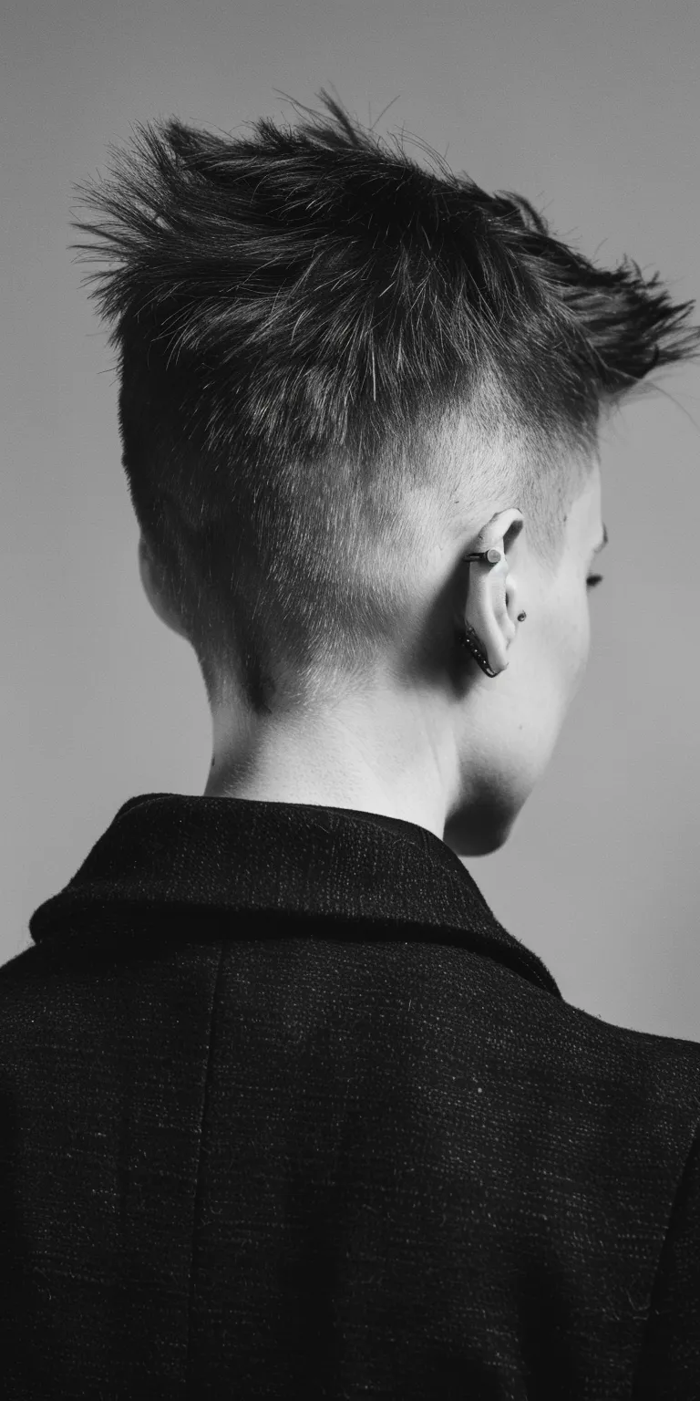 masculine haircuts Mohawk, Pompadour, Short brush cut, Asymmetric Tonsure