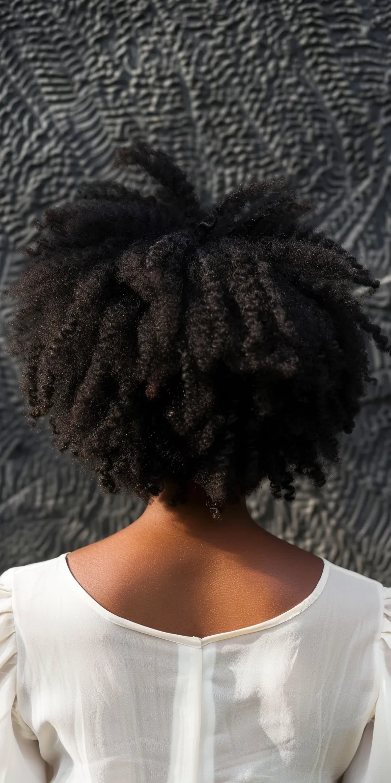 hairstyles for shoulder length hair Kinky hair, Afro puffs, Hair twists, Digital perm, Dreadlocks