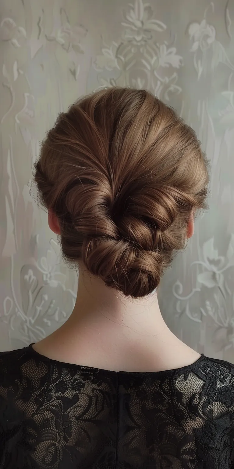 up do hair styles Updo, Chignon, Milkmaid braid, French twist, braid