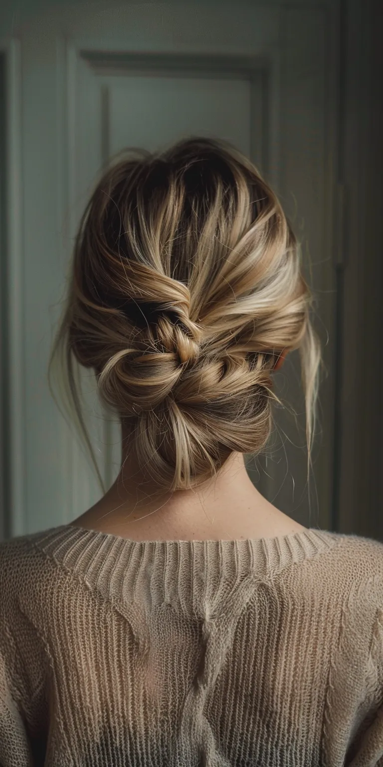 hairstyles for women over 50 Updo, Chignon, French braid, Milkmaid Braid